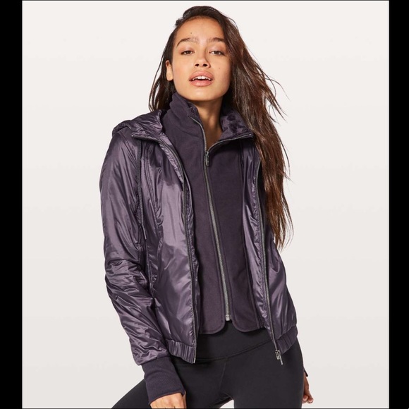 lululemon athletica Jackets & Blazers - ❤️ GUC❤️ LULULEMON Boysenberry Glyde Scuba Hoodie